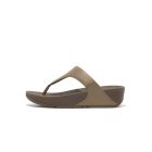 lulu fitflop en cuir avec bride gris minky 1