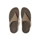 fitflop lulu leather toe post sandals minky grey 4