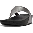 fitflop lulu leather toe post sandals pewter 2