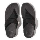 sandales lulu fitflop résistantes à l'eau avec bride rembourrée noire 2