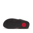 fitflop lulu water-resistant padded toe-post sandals black 5