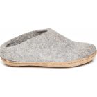 Chaussons Glerups à Semelle en Cuir grey 1