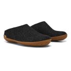 glerups natural rubber sole slip-ons charcoal 6