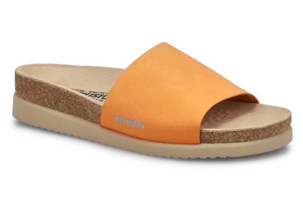 mephisto hanik sandals orange 1