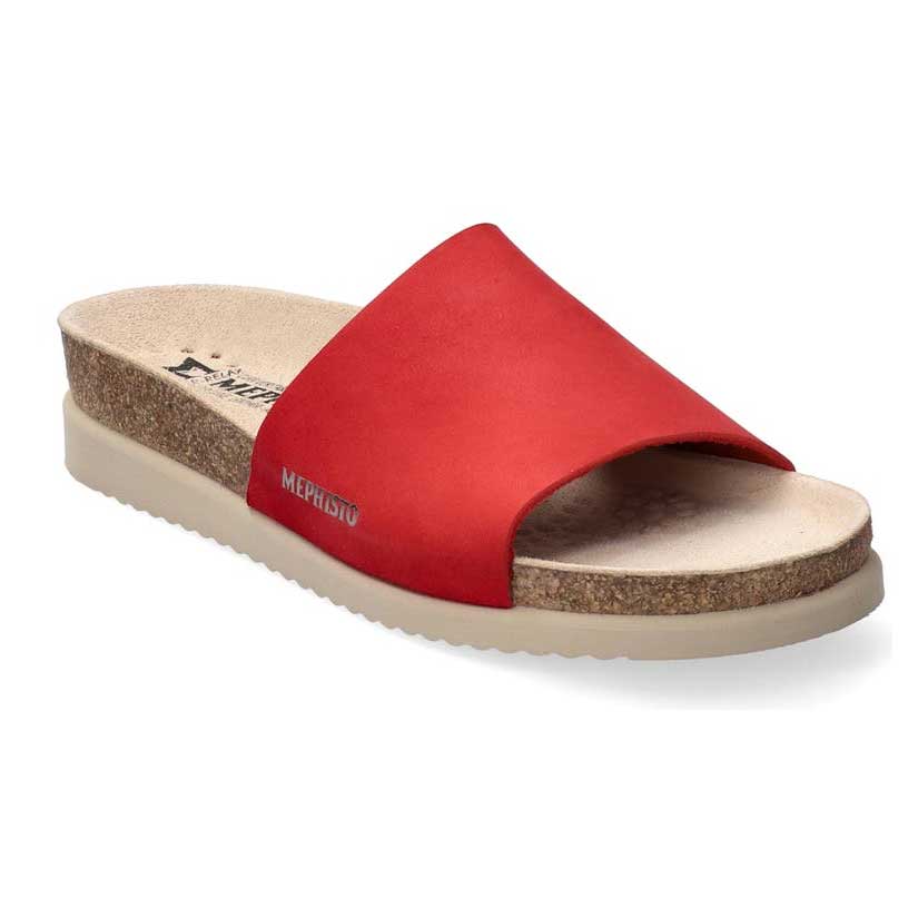 mephisto hanik sandals red 2