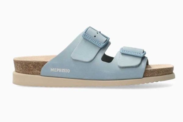 mephisto hester sandals sky blue 1