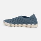 ilse jacobsen women tulip slip-on shoes grey blue