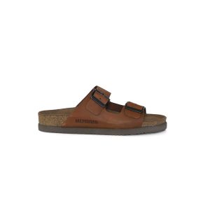 sandales Mephisto Nerio pour hommes en châtaigne 1