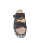 Ilse Jacobsen Tulip Double Strap Platform Sandals Black 2