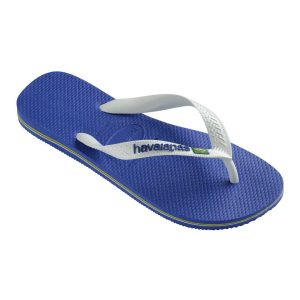 havaianas brazil logo flip flops marine blue 2